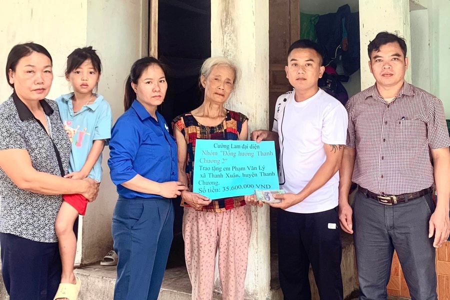 Trao hơn 35 triệu đồng giúp đỡ gia đình có người rơi giàn giáo ở Đài Loan