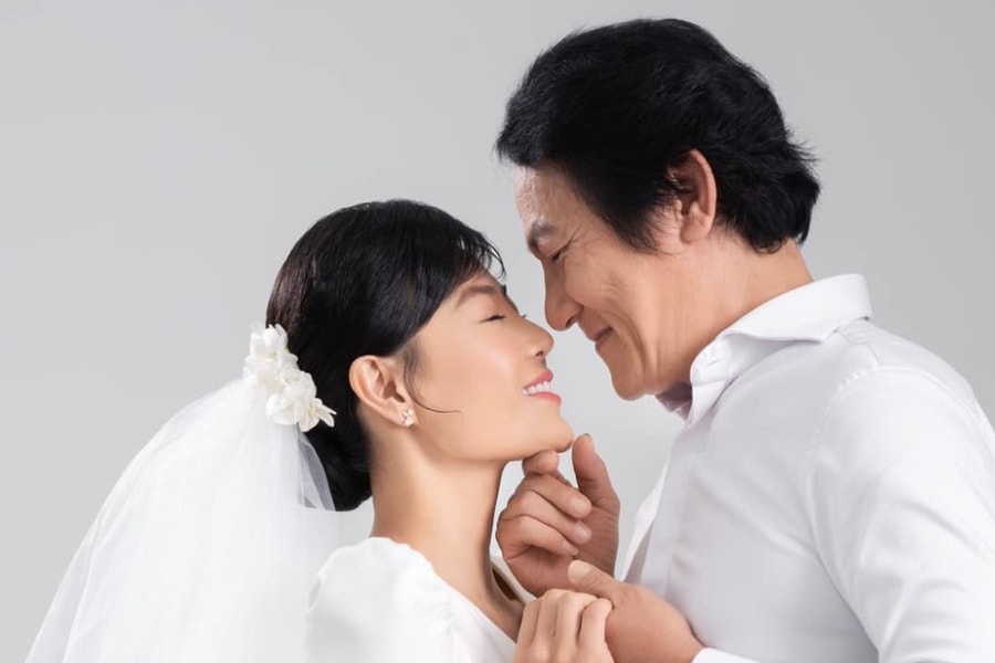 Hoàng Hải, Thanh Hương chụp ảnh cưới, gây bất ngờ ở 'Cuộc đời vẫn đẹp sao'