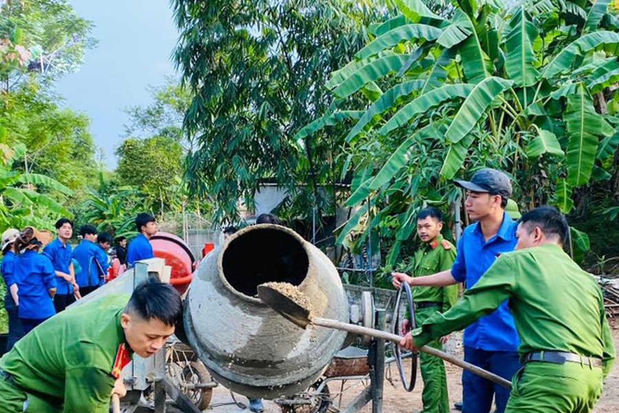 Chiến dịch hành quân xanh 2023 của tuổi trẻ Nghệ An