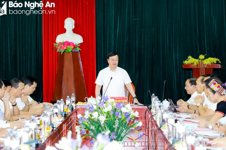 Kết luận của Chủ tịch UBND tỉnh tại buổi làm việc với lãnh đạo huyện Quỳ Hợp