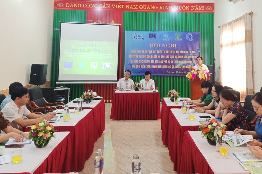 Triển khai dự án thúc đẩy thực thi quyền trẻ em ở Nghệ An 