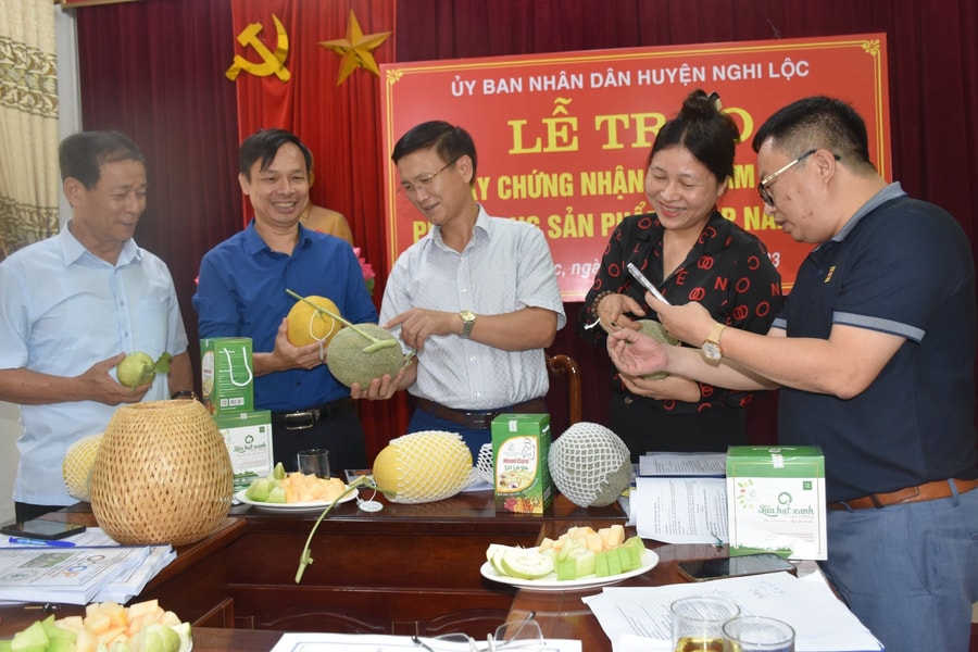 Nghi Lộc phát triển sản phẩm OCOP hiệu quả và bền vững