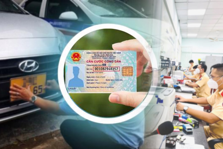 Việc thực hiện cấp đổi biển số xe định danh tại Nghệ An