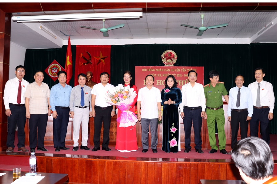 Bầu bổ sung chức danh Chủ tịch HĐND huyện Yên Thành khóa XX, nhiệm kỳ 2021-2026 