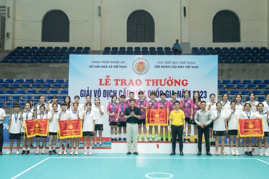 Trao 13 bộ huy chương tại Giải vô địch cầu mây Quốc gia năm 2023