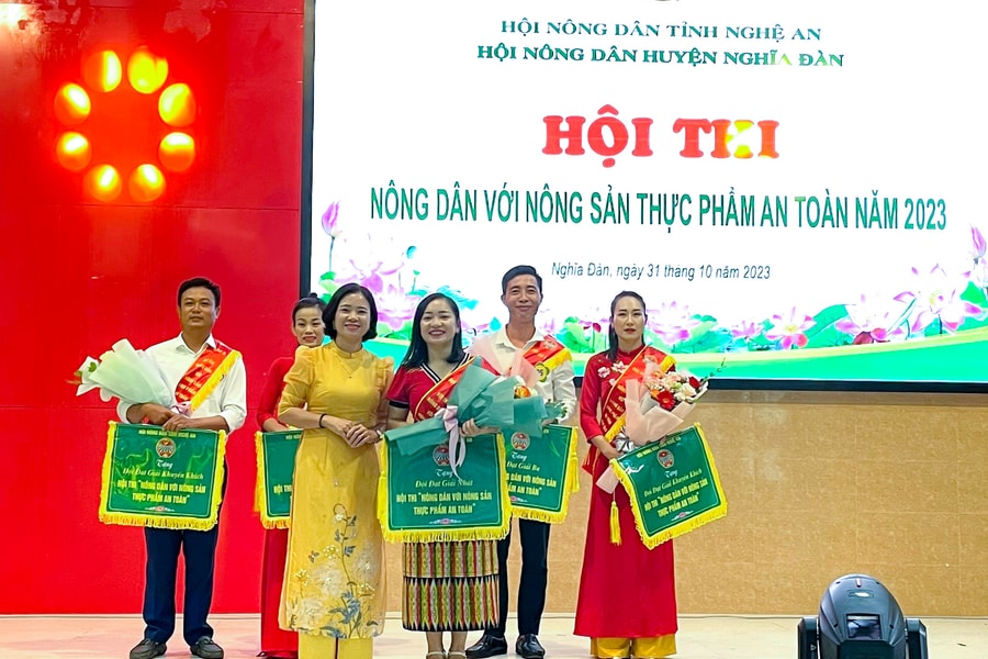 Hội thi 'Nông dân Nghệ An với nông sản thực phẩm an toàn năm 2023'