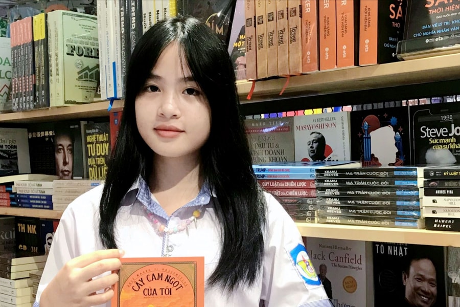 Nữ sinh xứ Lường 3 lần đoạt giải Cuộc thi Đại sứ Văn hóa đọc