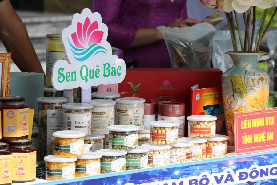 162 sản phẩm tiêu biểu của tỉnh Nghệ An được trưng bày tại Bộ Nông nghiệp và PTNT