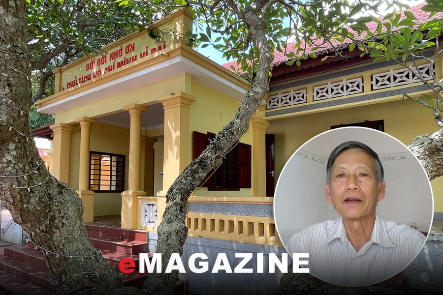 Kỹ sư già và câu chuyện phục dựng ngôi nhà lưu dấu chân Bác tại vùng đất đỏ Phủ Quỳ 