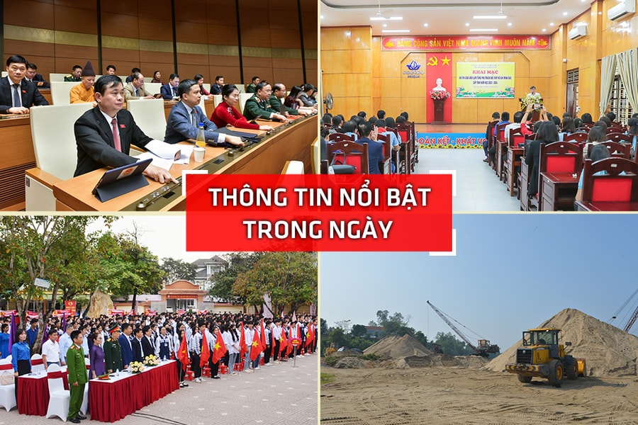 Nghệ An: Thông tin nổi bật trong ngày 29/11