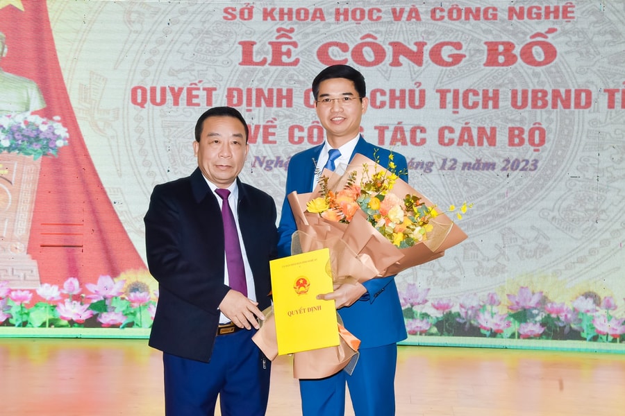 Công bố Quyết định bổ nhiệm Phó Giám đốc Sở Khoa học và Công nghệ