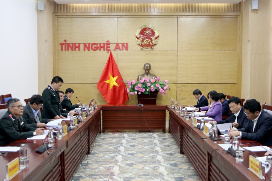 Đoàn Thanh tra Uỷ ban Dân tộc làm việc với tỉnh Nghệ An về thực hiện chương trình mục tiêu quốc gia vùng dân tộc- miền núi