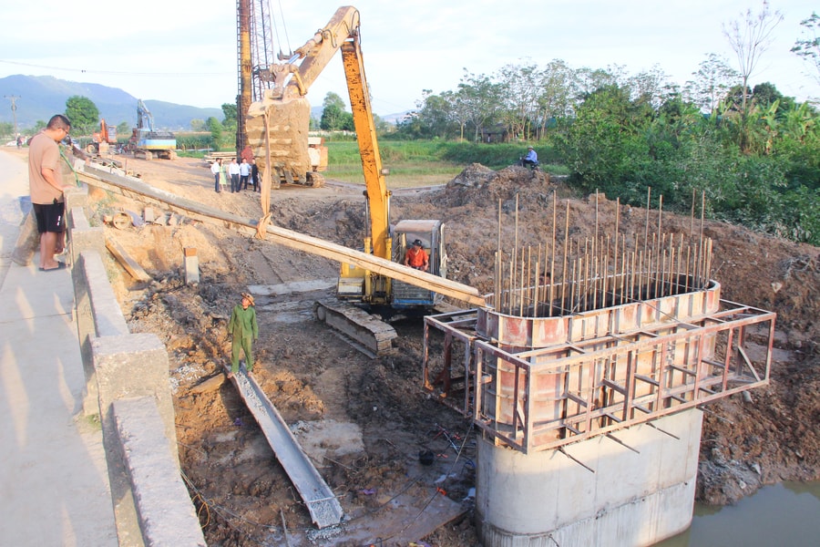 Huyện Nam Đàn tăng tốc giải ngân vốn đầu tư công