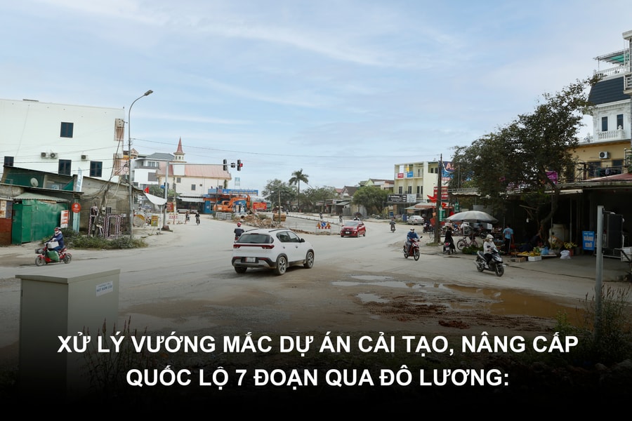 Cần biện pháp quyết liệt để dự án cải tạo Quốc lộ 7 đoạn qua Đô Lương không bị thu hẹp quy mô 