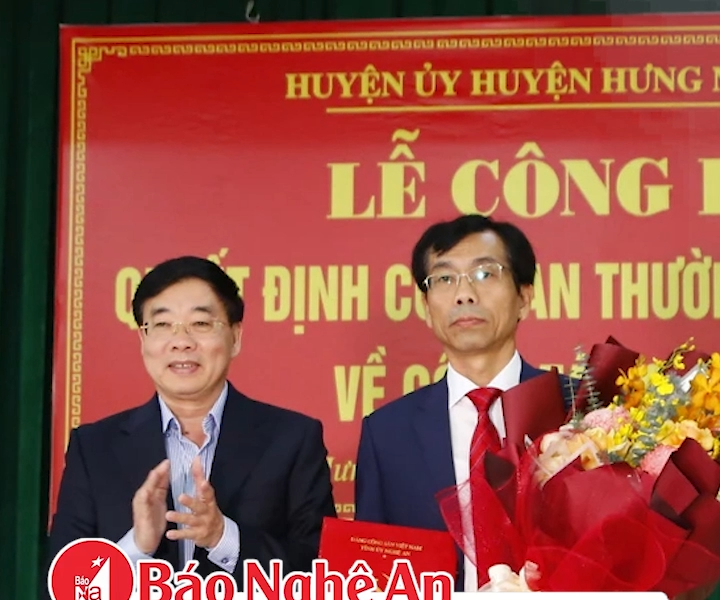 Hưng Nguyên có Phó Bí thư Thường trực Huyện uỷ mới