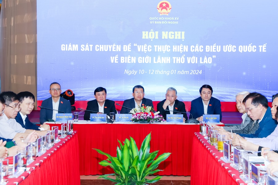 Tiếp tục thực hiện hiệu quả các Điều ước quốc tế về biên giới lãnh thổ giữa Việt Nam với Lào