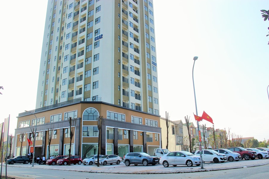 Tòa chung cư CC- A2, điểm nhấn đô thị hiện đại phía Nam đường Nguyễn Viết Xuân