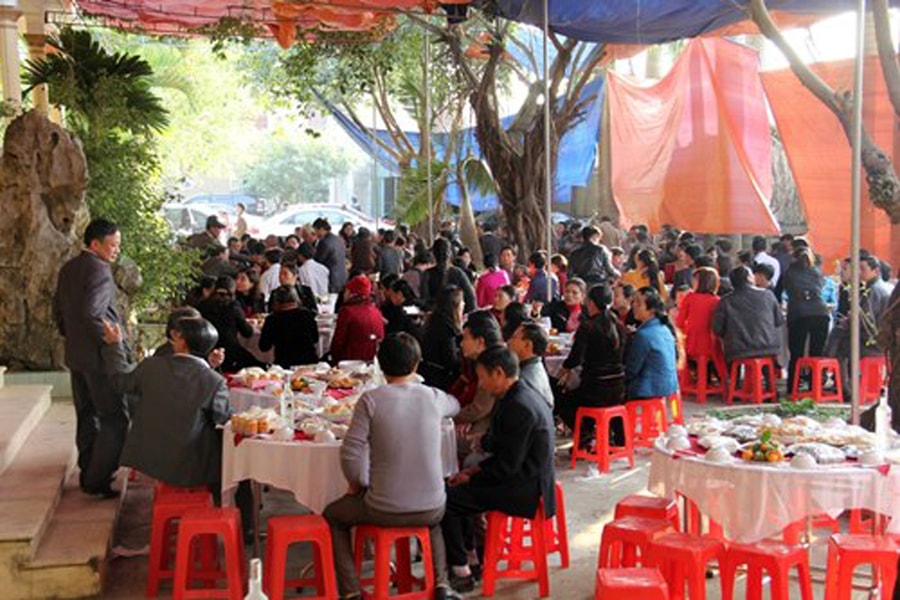 Vùng quê ở Nghệ An đi ăn đám cưới không cần bỏ phong bì