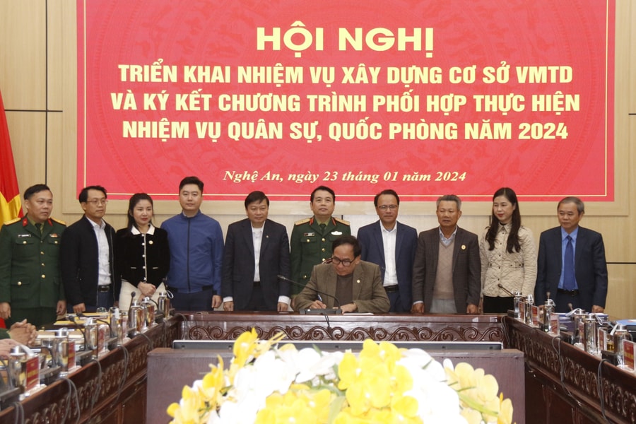 Nghệ An triển khai nhiệm vụ xây dựng cơ sở vững mạnh toàn diện năm 2024