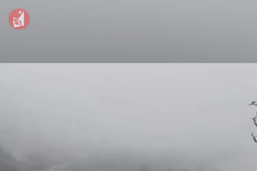 Sương mù và giá rét dưới 3 độ C ở vùng biên Nghệ An