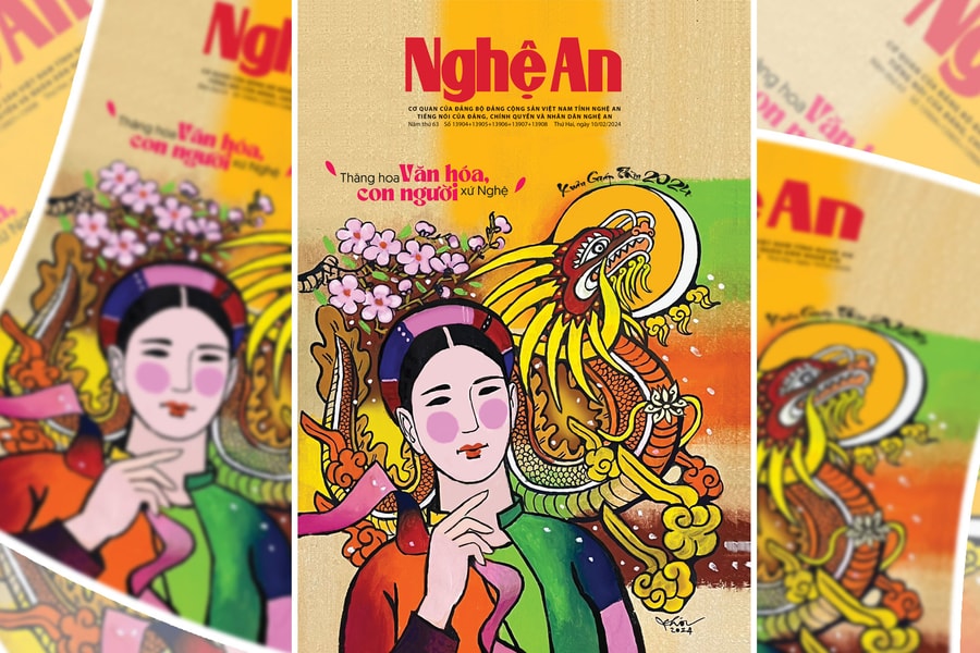 Mời độc giả đón đọc báo Nghệ An số Xuân Giáp Thìn 2024 