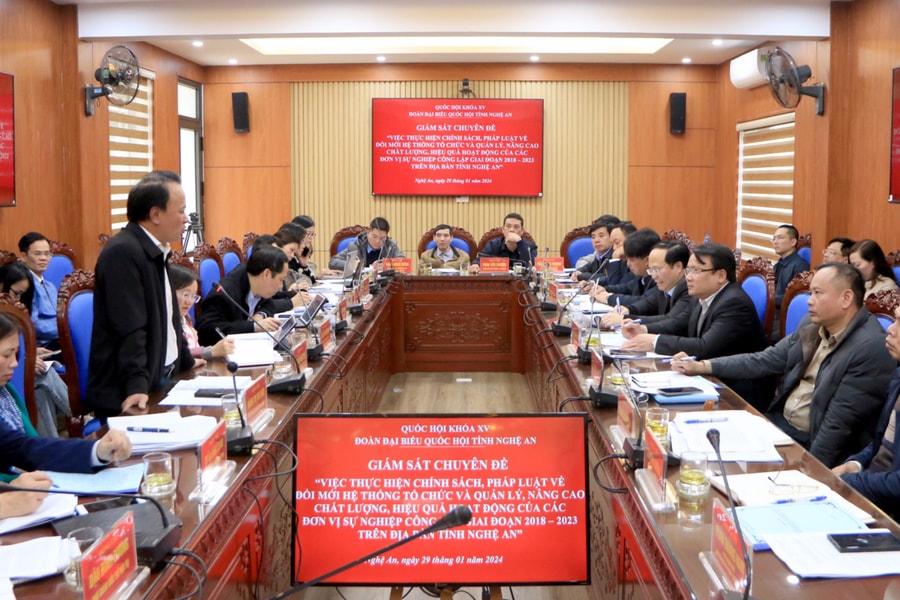 Sở Nông nghiệp và Phát triển nông thôn đề xuất nhiều kiến nghị đến Đoàn giám sát Quốc hội