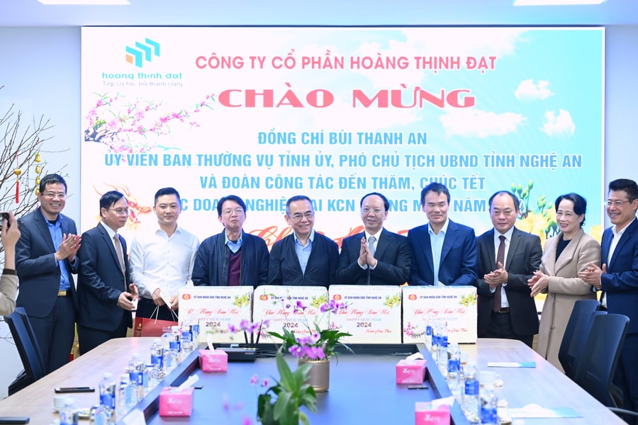 Phó Chủ tịch UBND tỉnh Bùi Thanh An thăm, chúc Tết các doanh nghiệp và nhà đầu tư