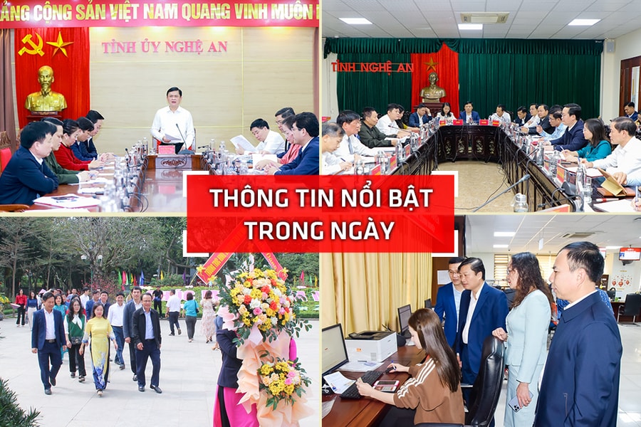 Nghệ An: Thông tin nổi bật ngày 15/2
