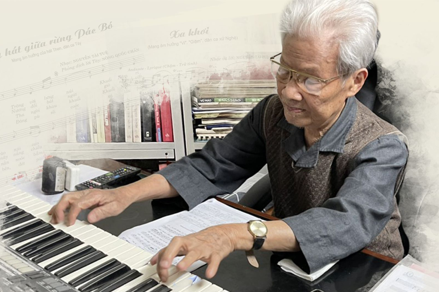 Ví giặm xứ Nghệ - cái nôi nuôi dưỡng niềm đam mê sáng tác âm nhạc suốt đời của Nhạc sĩ Nguyễn Tài Tuệ 
