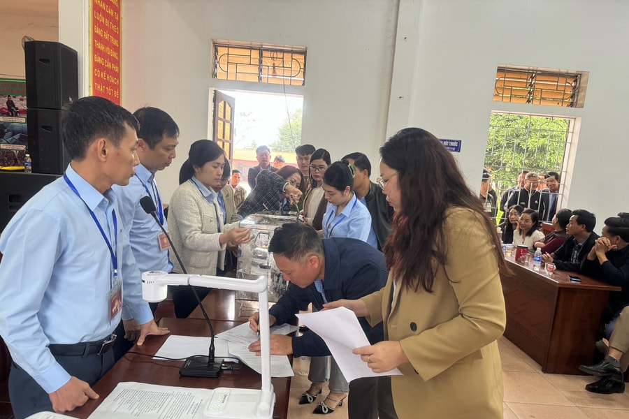 Thị trường đấu giá đất tại Nghệ An sôi động ngay từ đầu năm