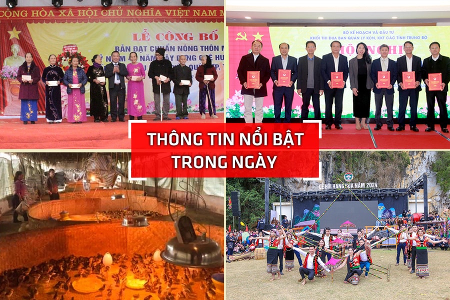 Nghệ An: Thông tin nổi bật ngày 2/3