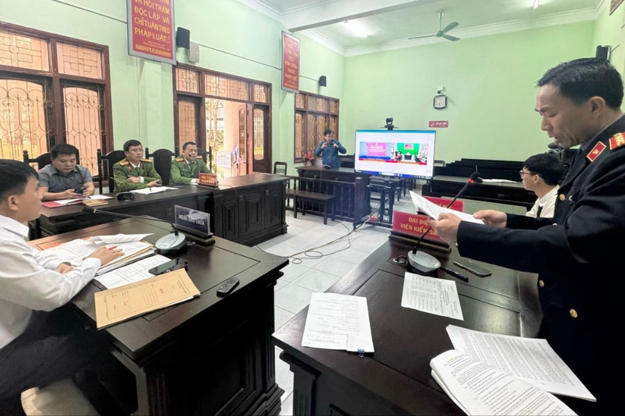 Toà án đầu tiên ở Nghệ An tổ chức phiên họp trực tuyến áp dụng biện pháp xử lý hành chính 