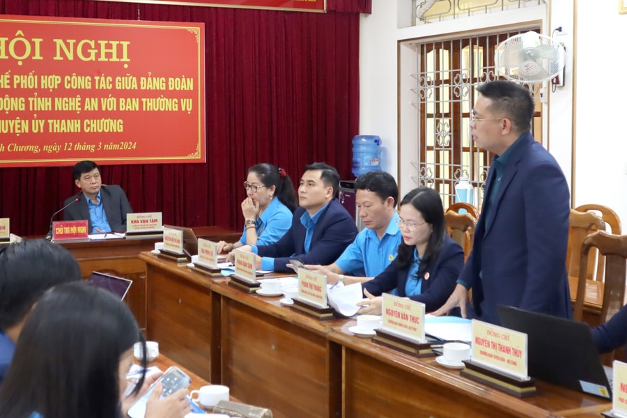 Đẩy mạnh công tác tuyên truyền, giáo dục chính trị, tư tưởng cho đoàn viên, người lao động tại Thanh Chương