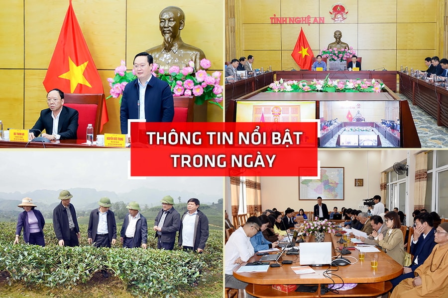 Nghệ An: Thông tin nổi bật 12/3