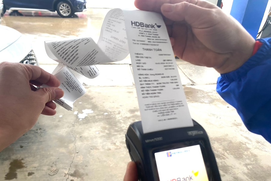 Nghệ An hoàn thành việc xuất hóa đơn điện tử tại cửa hàng xăng dầu