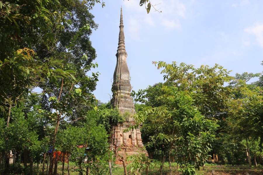 Khẩn cấp tu bổ tháp cổ ở xã Mỹ Lý (Kỳ Sơn)