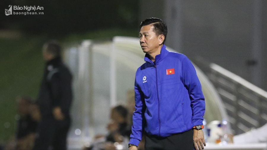 HLV Hoàng Anh Tuấn hài lòng về các học trò sau trận gặp U23 Jordan