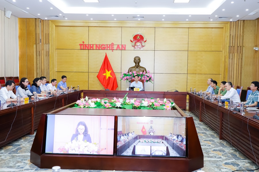 Hội nghị giao ban trực tuyến toàn quốc về công tác phi chính phủ nước ngoài năm 2024