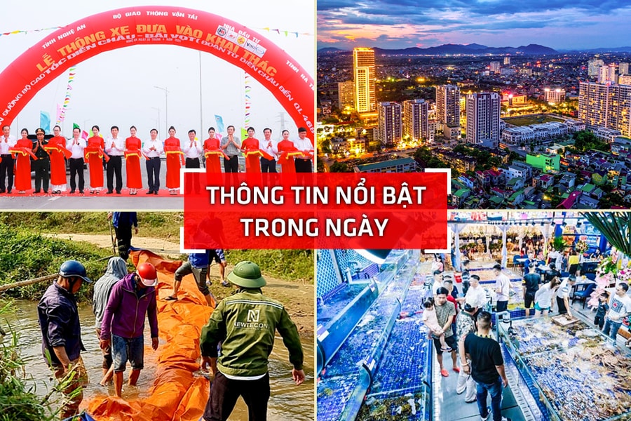 Nghệ An: Thông tin nổi bật ngày 28/4