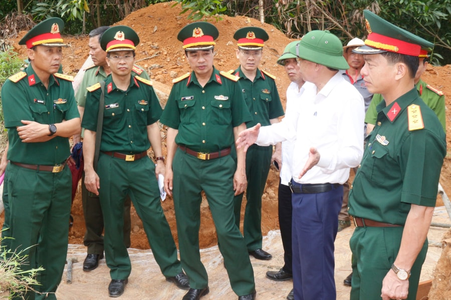 Ban Chỉ đạo diễn tập tỉnh triển khai nhiệm vụ diễn tập khu vực phòng thủ tại huyện Yên Thành, Nam Đàn