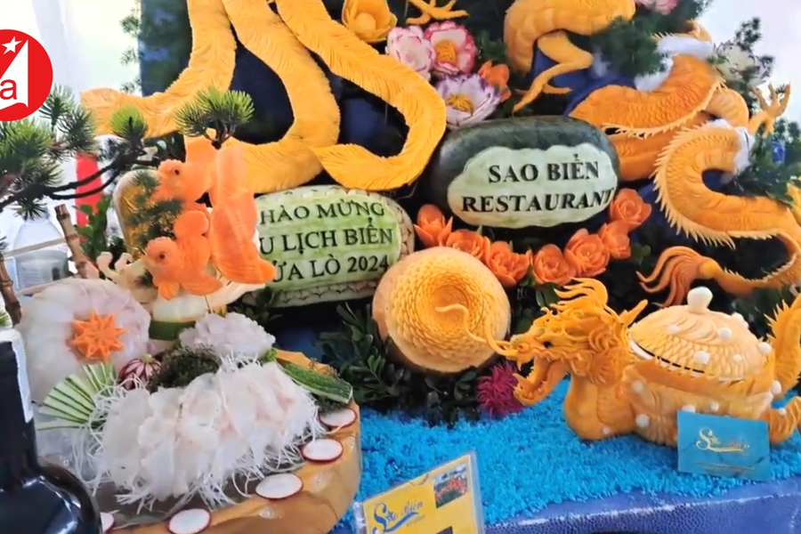 Mãn nhãn với đặc sản Cửa Lò dưới bàn tay tài hoa của các đầu bếp