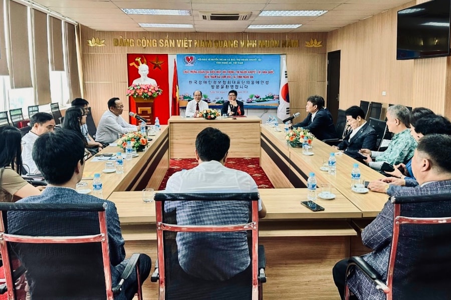  Hiệp hội Thông tin người khuyết tật Hàn Quốc triển khai nhiều hoạt động ý nghĩa tại Nghệ An