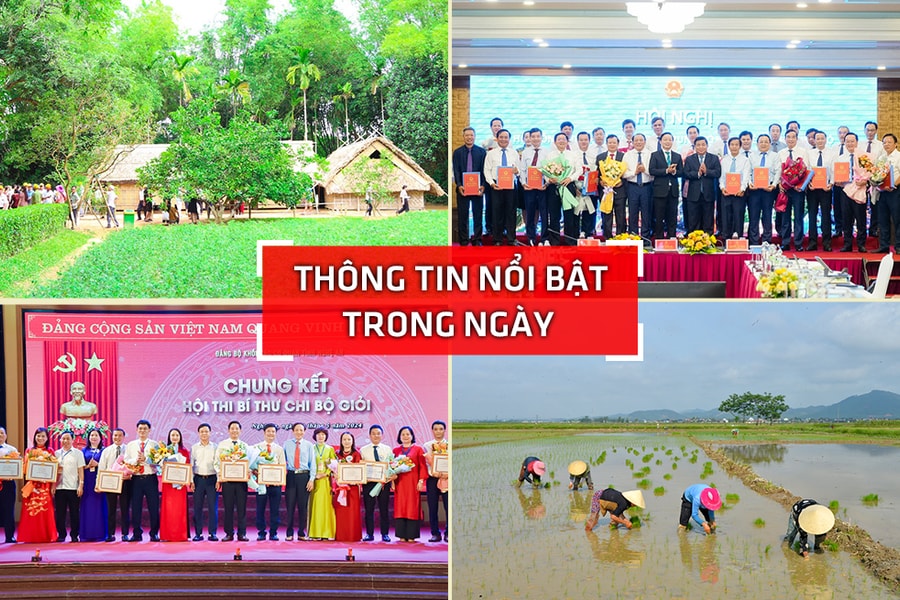Nghệ An: Thông tin nổi bật ngày 19/5