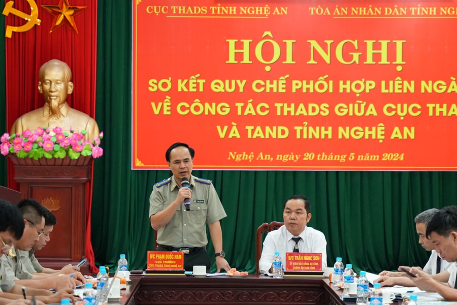 Tiếp tục triển khai hiệu quả quy chế phối hợp liên ngành giữa Cục Thi hành án dân sự tỉnh và Tòa án nhân dân tỉnh