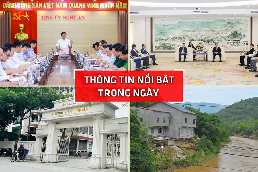 Nghệ An: Thông tin nổi bật ngày 27/5