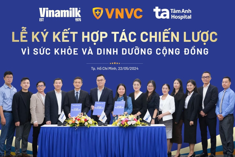 Kết hợp y tế và dinh dưỡng, Vinamilk hợp tác chiến lược với VNVC và bệnh viện Tâm Anh