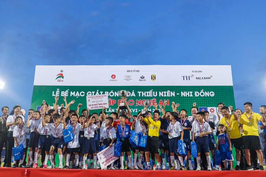 Giải Bóng đá Thiếu niên - Nhi đồng Cúp Báo Nghệ An: Những dấu ấn đặc biệt