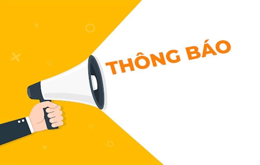 Thông báo công khai thông tin để làm thủ tục cấp giấy chứng nhận Quyền sử dụng đất
