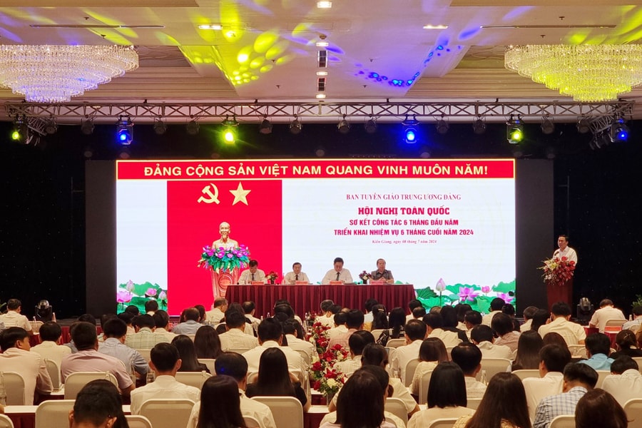 Hội nghị toàn quốc sơ kết công tác tuyên giáo 6 tháng đầu năm 2024