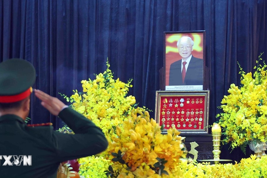 Lễ viếng Tổng Bí thư Nguyễn Phú Trọng ngày 26/7